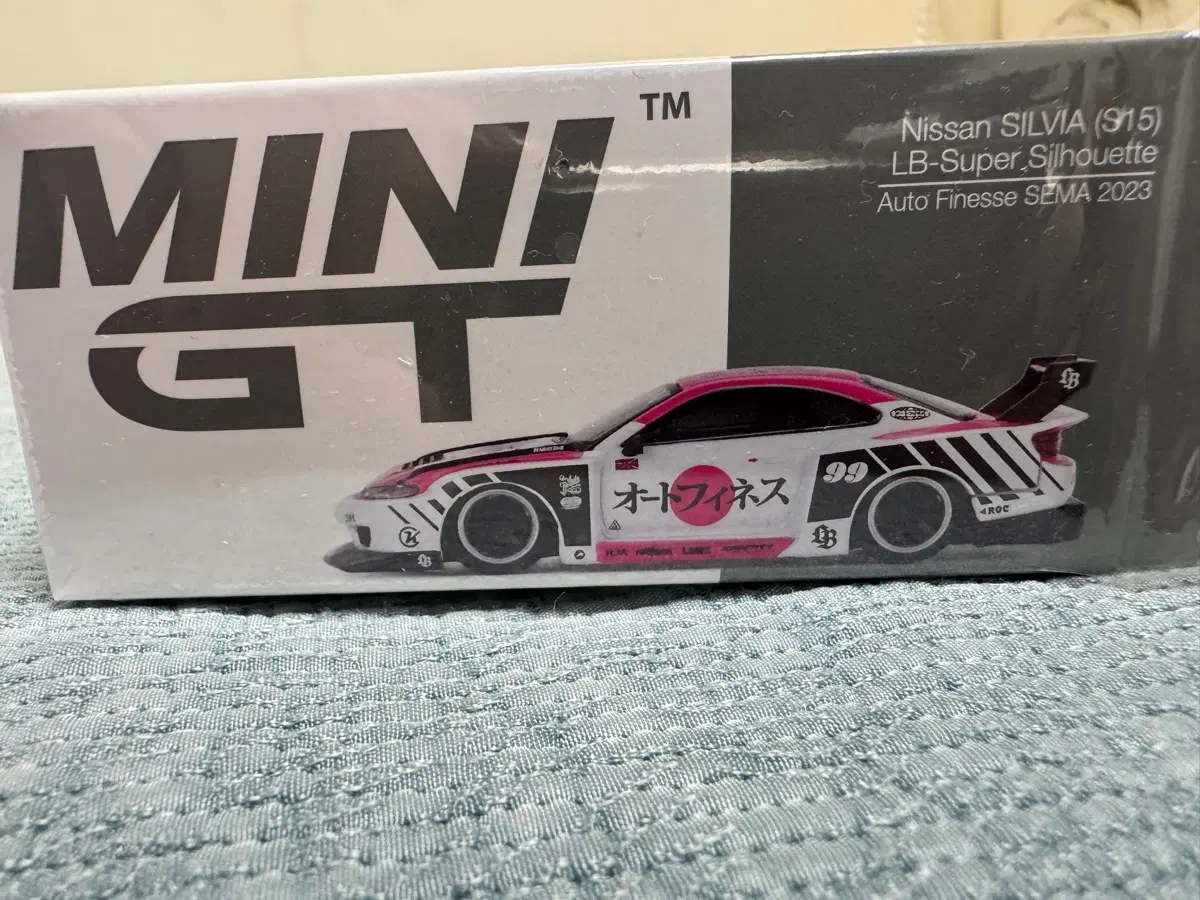 MINI GT 닛산 실비아 S15 LB-슈퍼 실루엣 오토피네스 SEMA 2023 미니지티