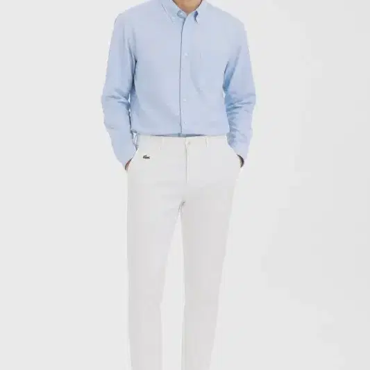 남38인치/라코스테 화이트 반바지
