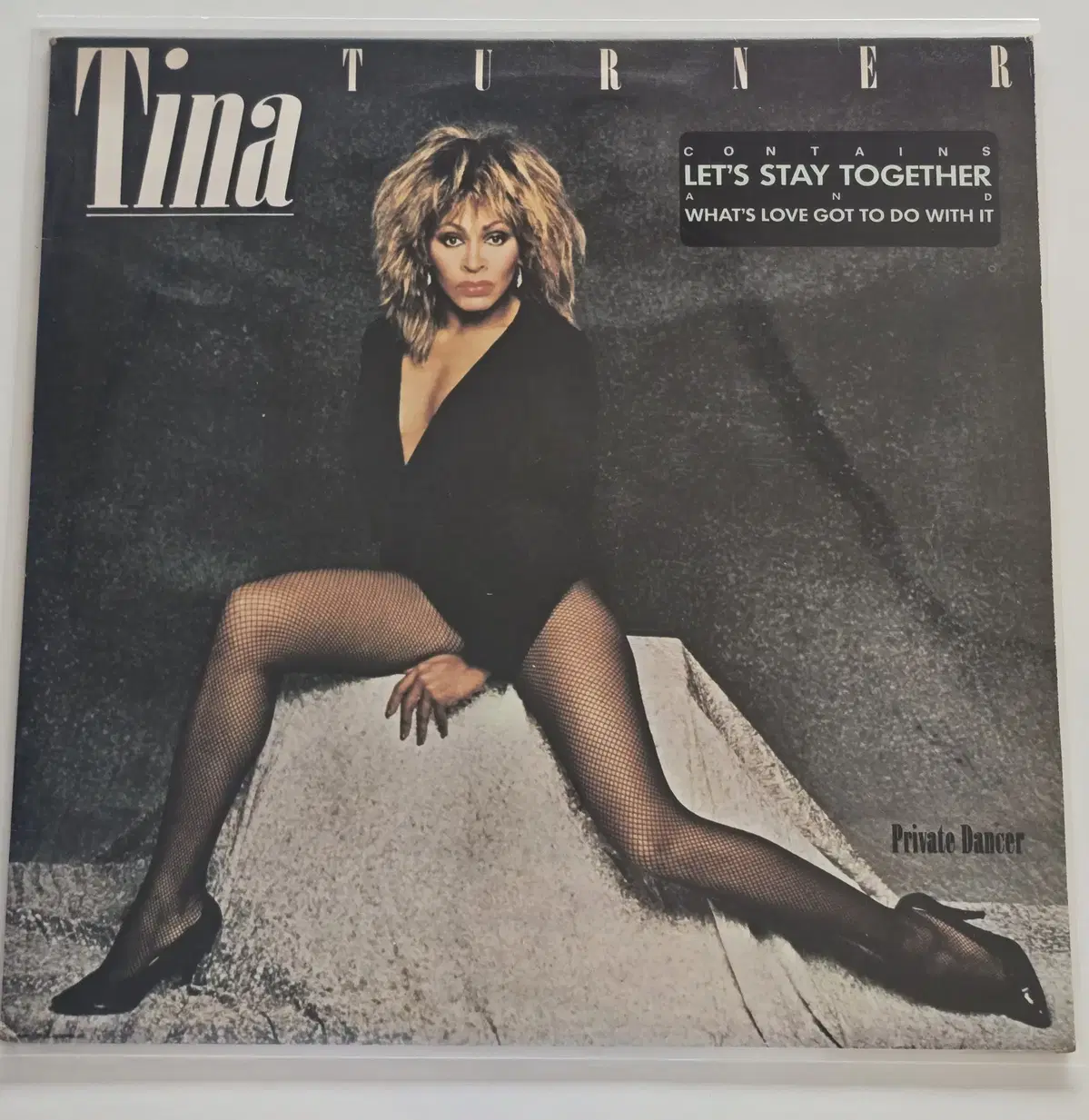 Tina Turner 티나 터너 LP / Private Dancer/EX+/가사지