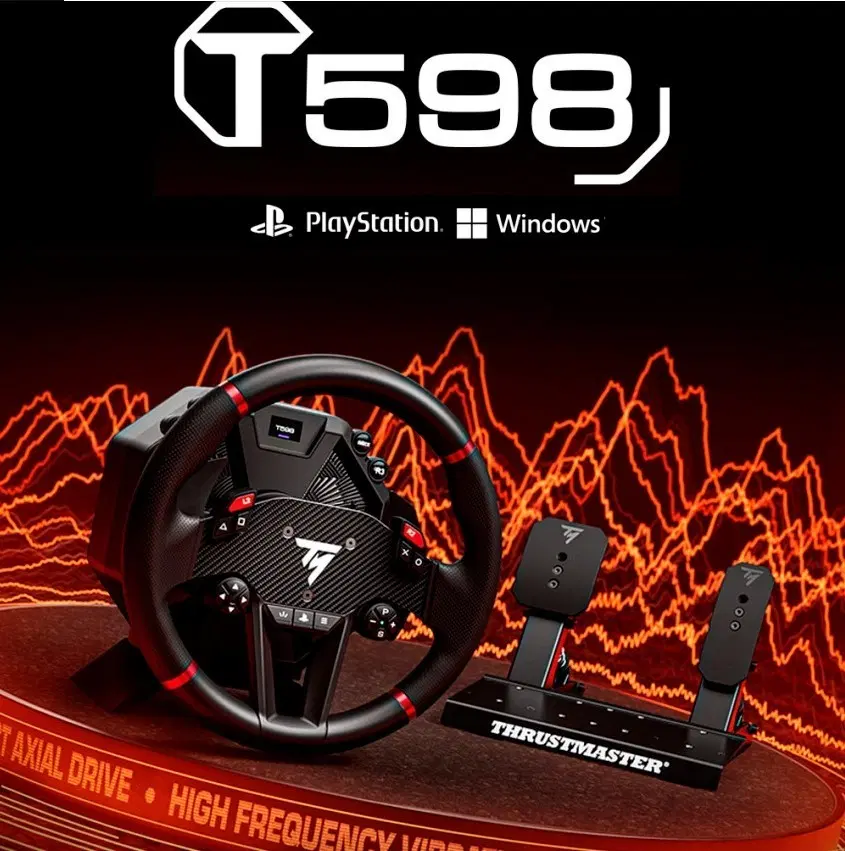 트러스트마스터 T598 레이싱휠+페달