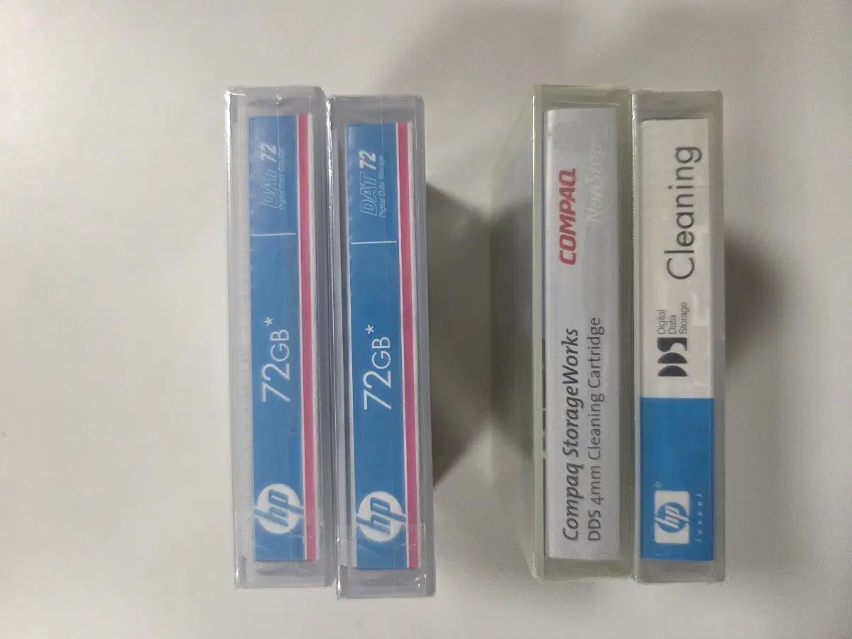 HP DAT 72G (C8010A) , 크리닝테이프클리닝 카트리지 2개