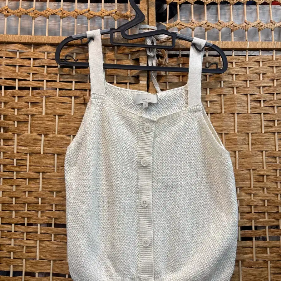 크로셰 니트 카디건 아이보리