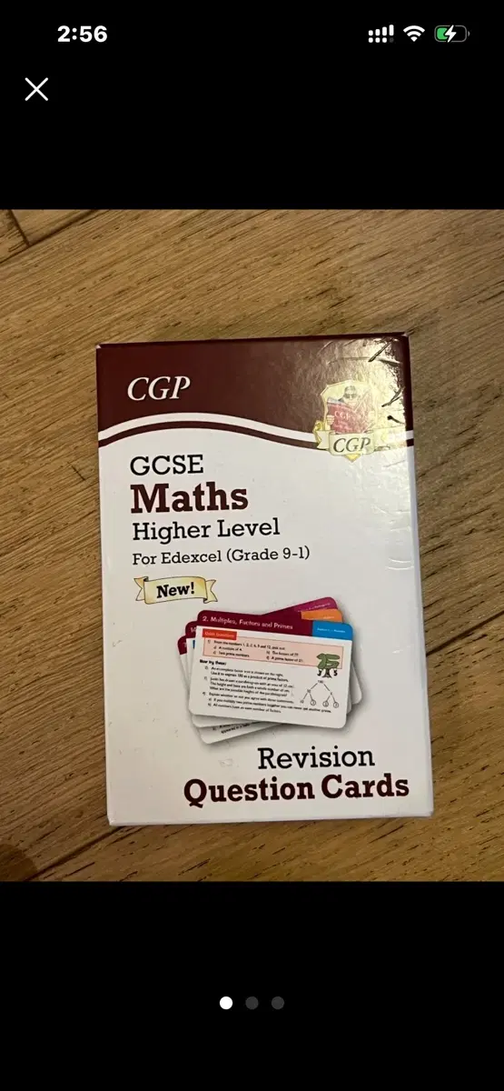 CGP GCSE 수학 복습 문제 카드
