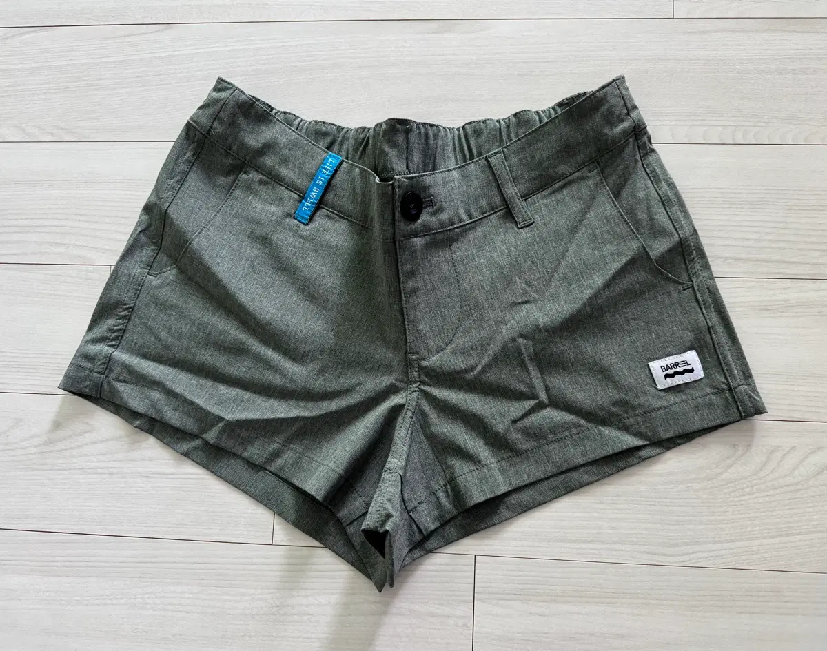 배럴 래쉬가드 보드숏 카키와 핑크 S 새제품