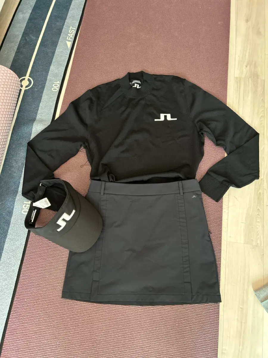 J.LINDEBERG 블랙 남성 상의 M