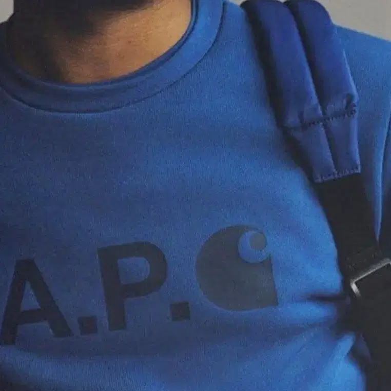 아페쎄 A.P.C carhartt WIP 블루 빈티지 맨투맨 실측확인요