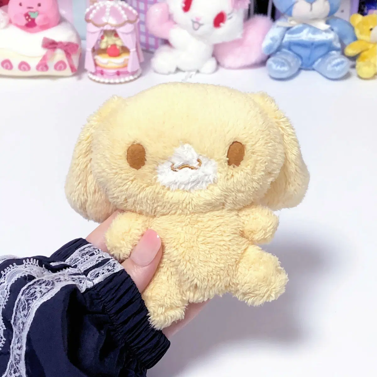 산리오 고전 카푸치노 빈티지 키링 인형 시나모롤프렌즈