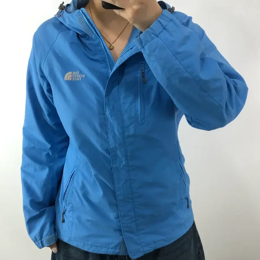 노스페이스 우먼 바람막이 XL
