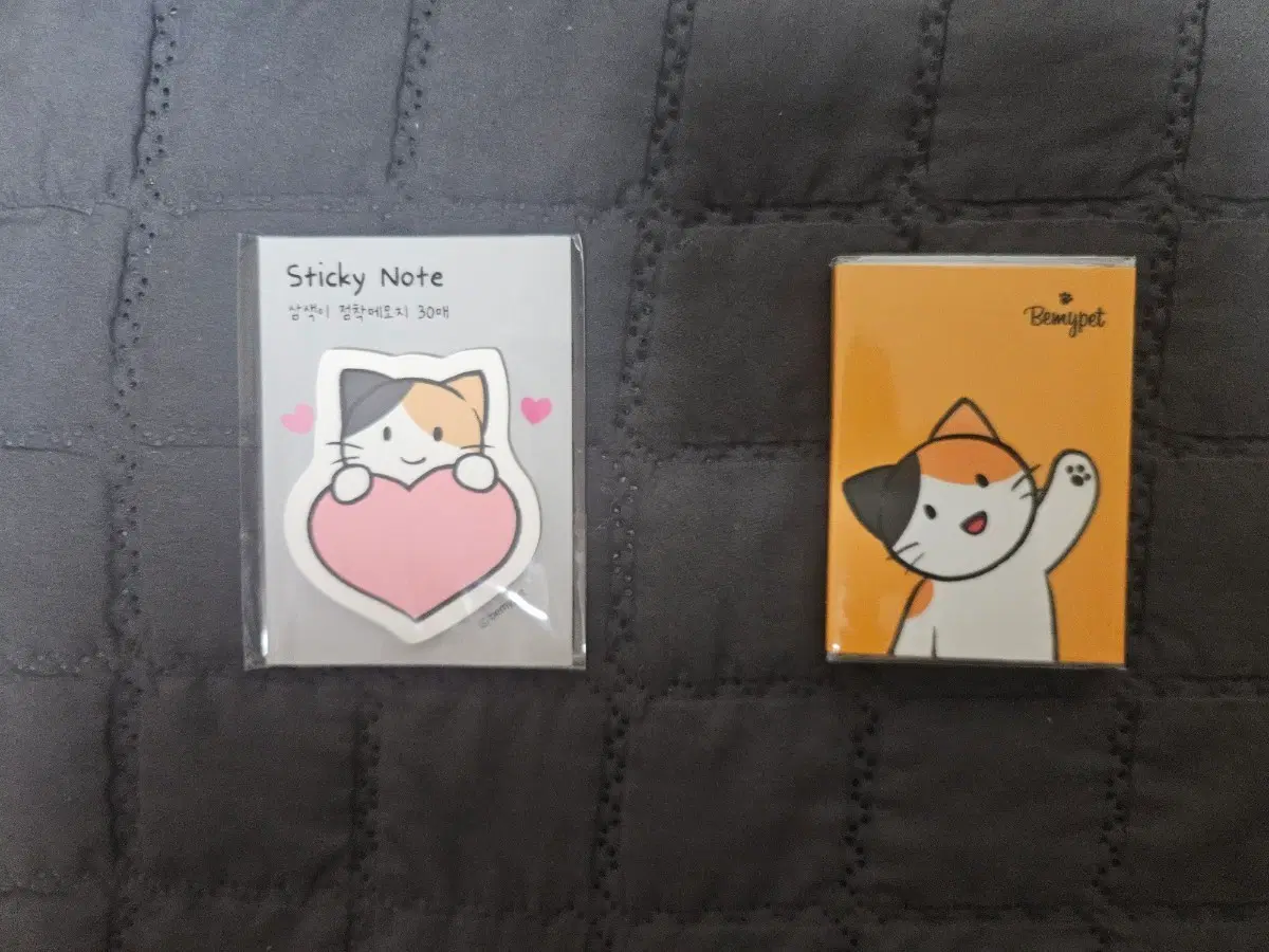 삼색이 메모지 세트