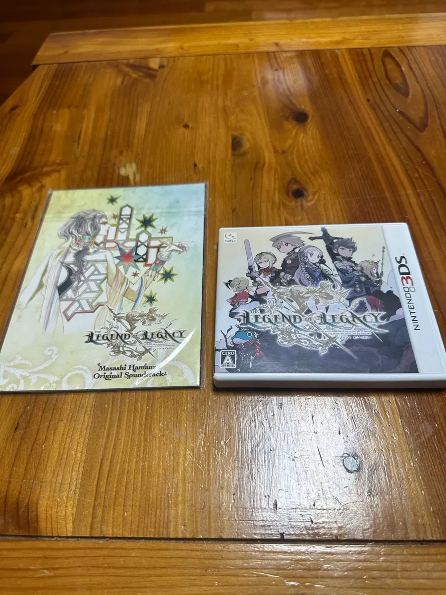 (일 판) 닌텐도 3DS 레전드 오브 레거시 + 사운드트랙 (미개봉)