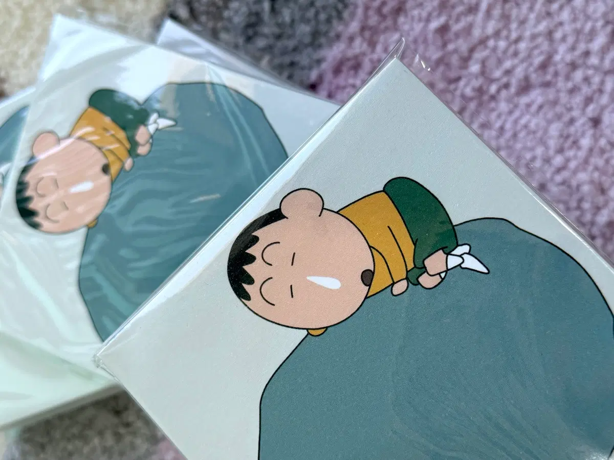 짱구 맹구 돌 떡메모지 굿즈 문구 다꾸 포용