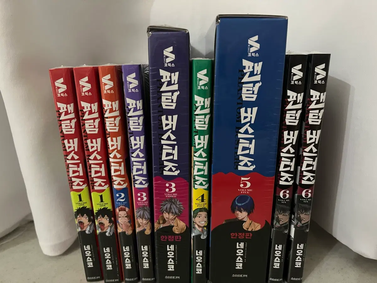 택포)초판 미개봉/ 팬텀 버스터즈 1-6 한정판 포함