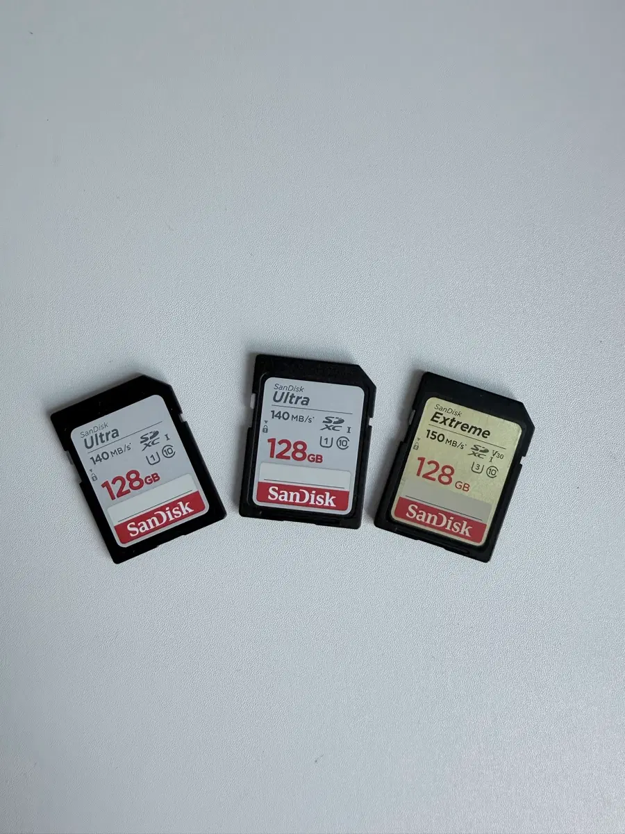 샌디스크 SD 카드 128GB (Extreme/Ultra)