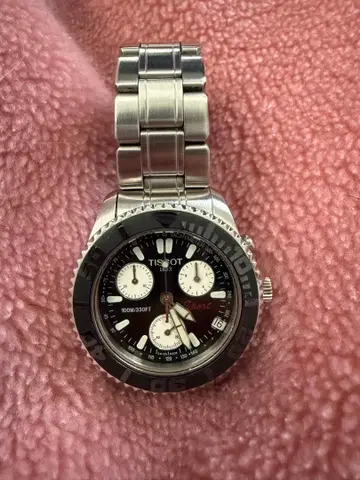 SW 한정 가격 TISSOT E662/762M 크로노그래프 역팬더
