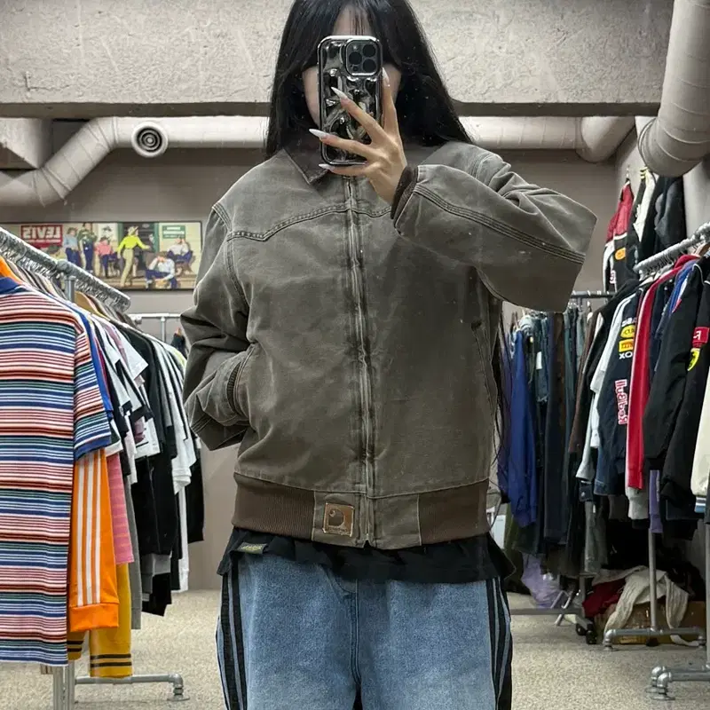 칼하트 J14 산타페 자켓 체스넛 S386