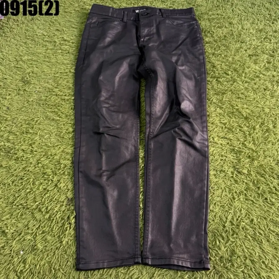 인조가죽 팬츠 블랙 L 0915