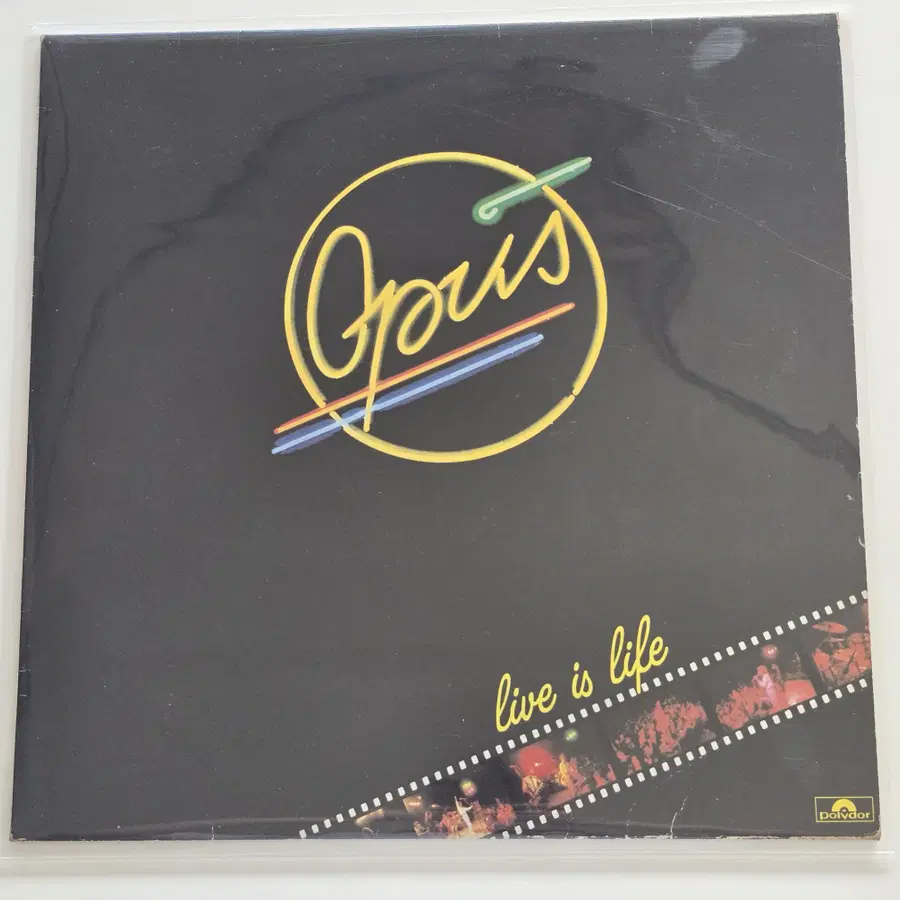 Opus 오퍼스 LP / Live Is Life/EX-잔기스많음