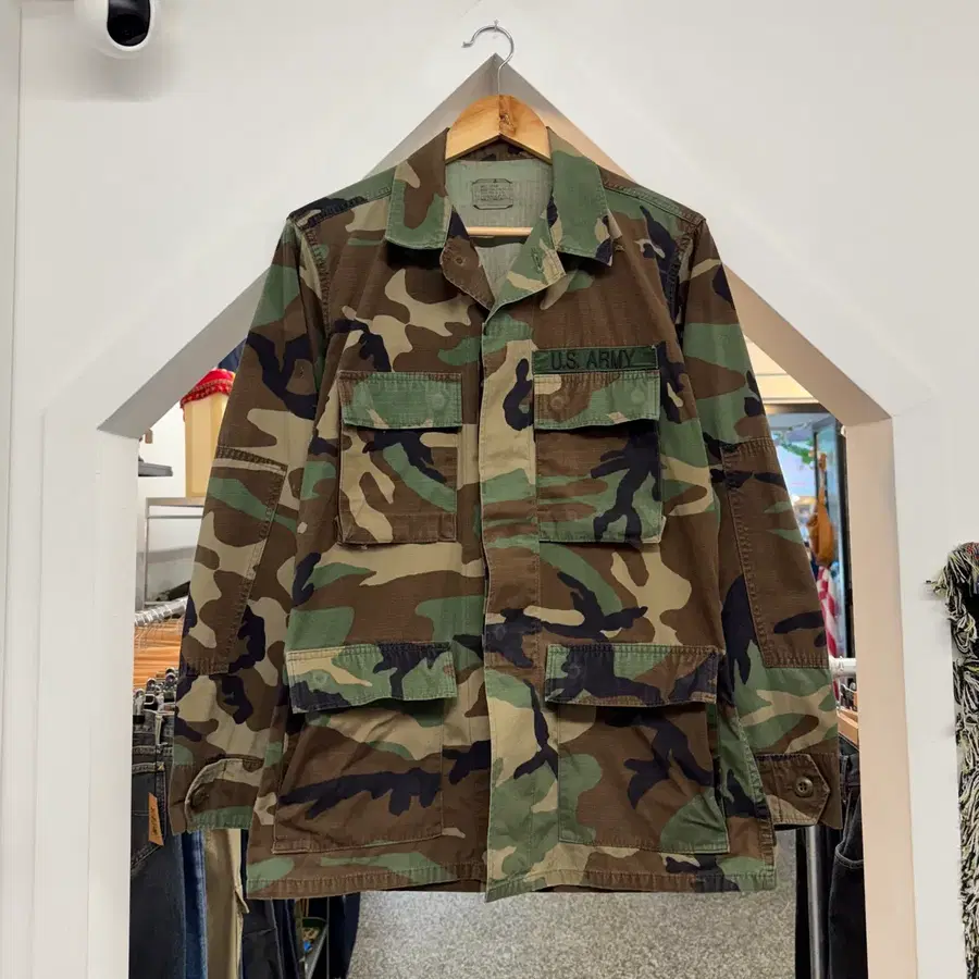 [S] 90s US Army 미군 우드랜드 셔츠 자켓