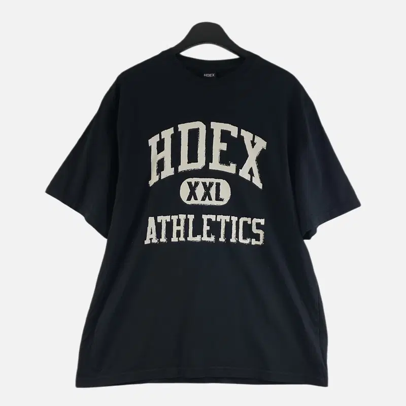 에이치덱스 블랙 남자 XL 반팔티 O4156