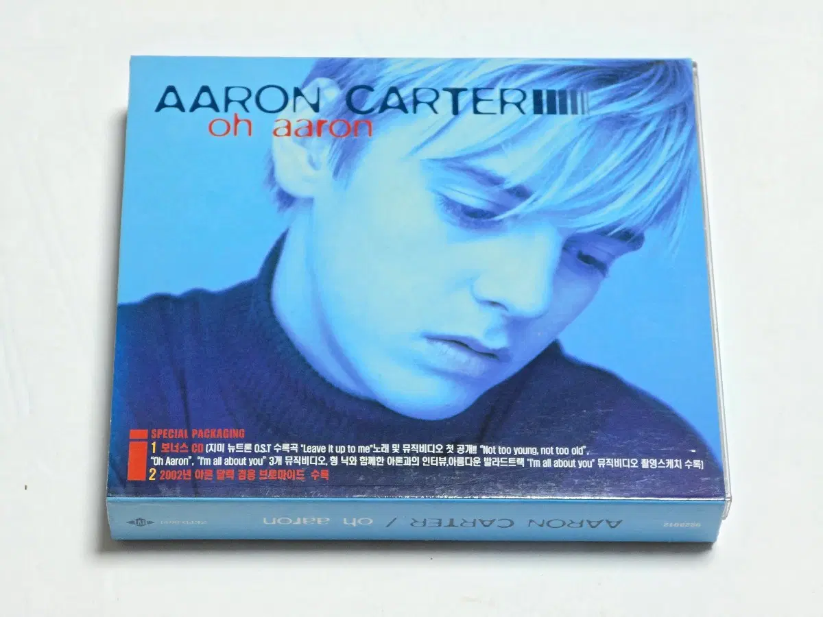 아론 카터 (Aaron Carter) - Oh Aaron (한국 정발 2CD 한정판 패키지)