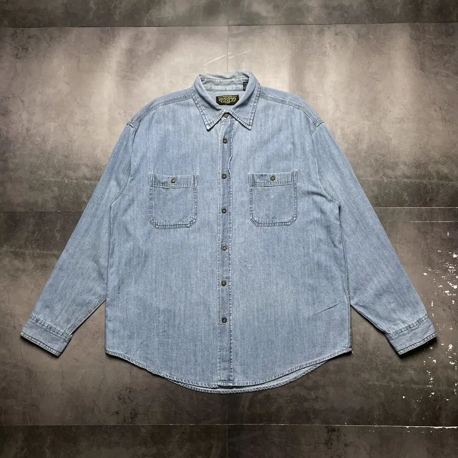 RUSTLER 러슬러 포켓 청 데님셔츠 A01540
