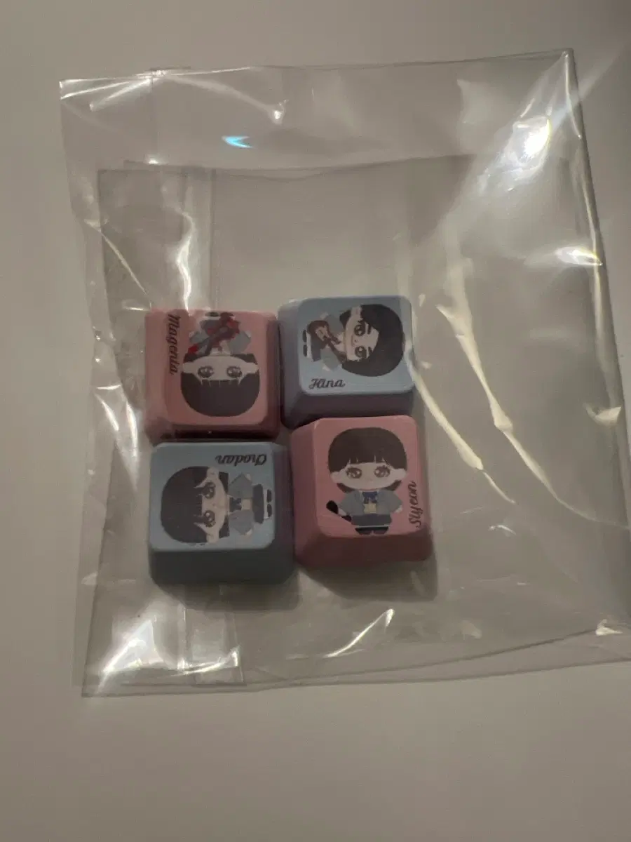 QWER 한정판 키캡