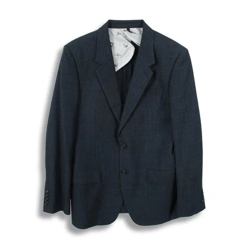 커스텀멜로우 (MEN - XL) 울 실크 블렌드 투 버튼 블레이저