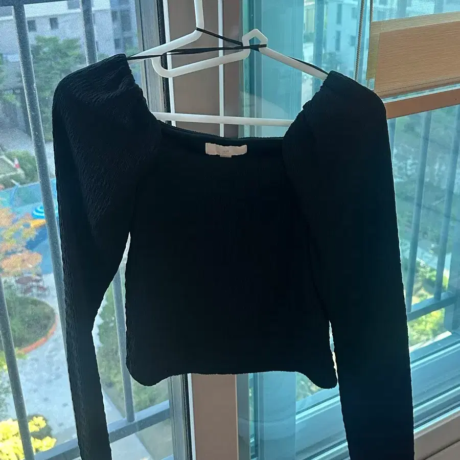h&m 블랙 긴팔 블라우스
