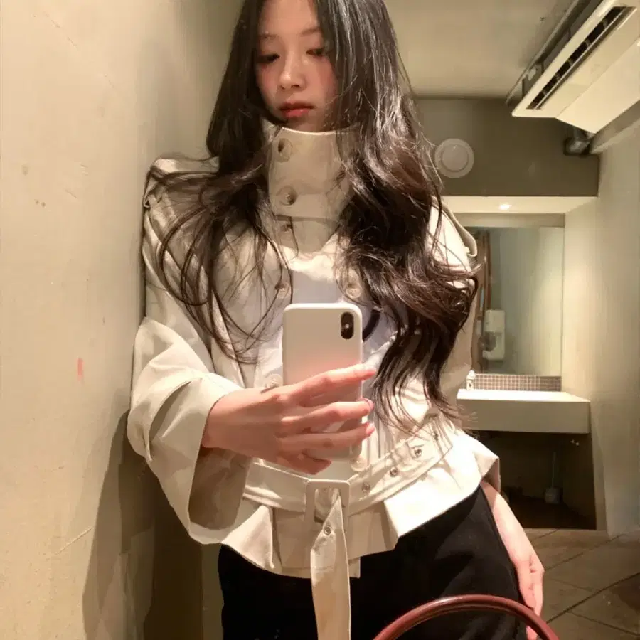 [새상품]HIWONS 하이원스 26fw 에트로 견장 하프 트렌치 벨트 코트 트렌치 코트 가을 자켓