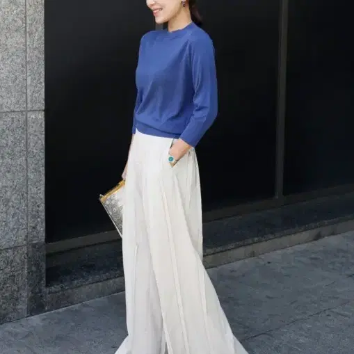 몽또또 플리츠 와이드 슬랙스 팬츠 s 사이즈 정품