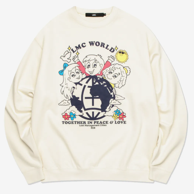 LMC WORLD TOGETHER SWEATSHIRT cream