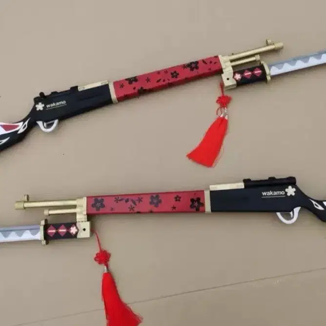 블루아카이브 와카모 코스프레 총 무기 블루아카