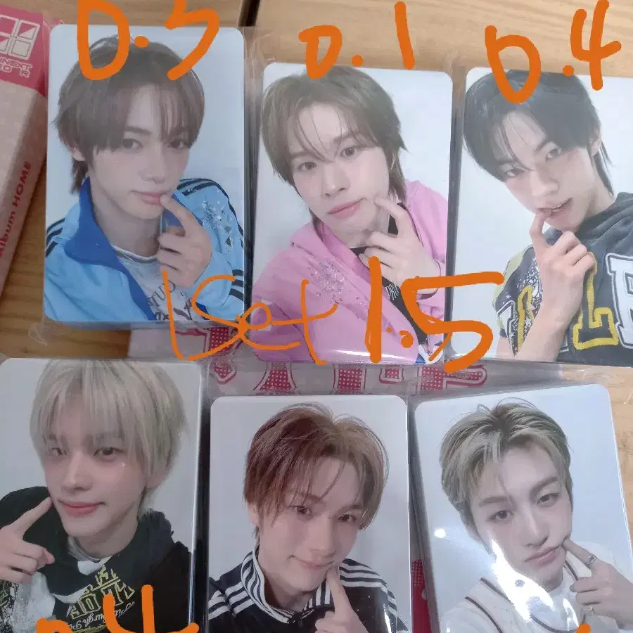 투어스 1set 공식 특전포카 뮤직플랜트 뮤플 tws 신유 도훈