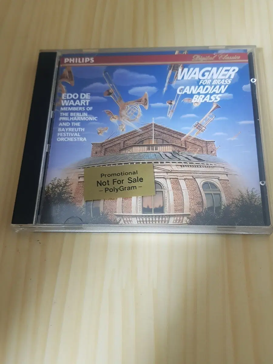 금관악으로 연주하는 바그너 Wagner for Brass 에도데바르트 Edo De Waart 캐나디안브라스 Canadian Brass 클래식씨디 클래식cd 리엔치 로엔그린 탄호이저