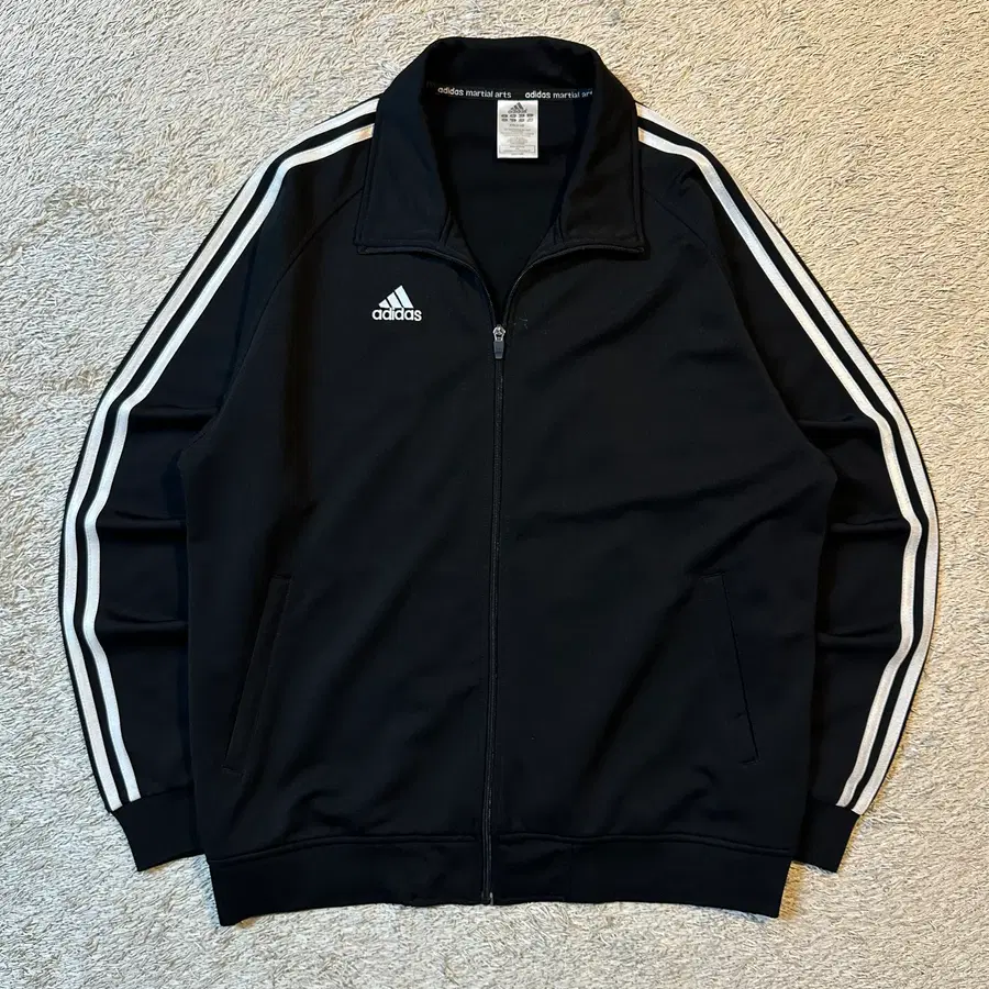 [2XL] 아디다스 ADIDAS 마샬아츠 삼각로고 트랙탑 져지 블랙