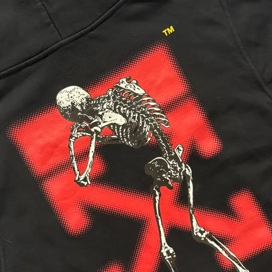 OFF-WHITE X UNDERCOVER 리버시블 스켈레톤 애로우 후디
