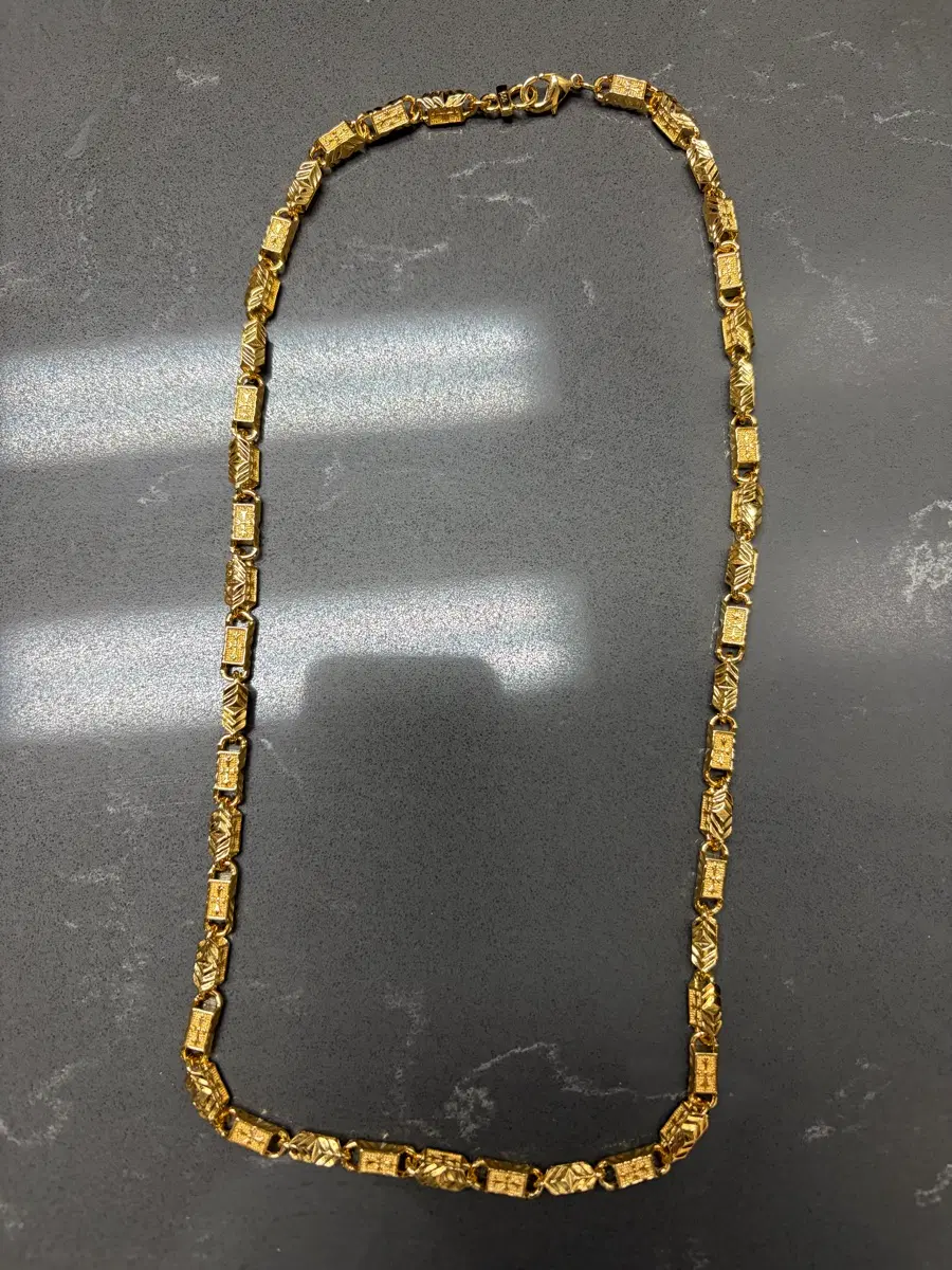 스타체인 24k 도금 50cm 새상품 팝니다