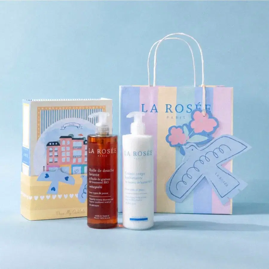 LA ROSEE 파리 바디워시&로션 세트