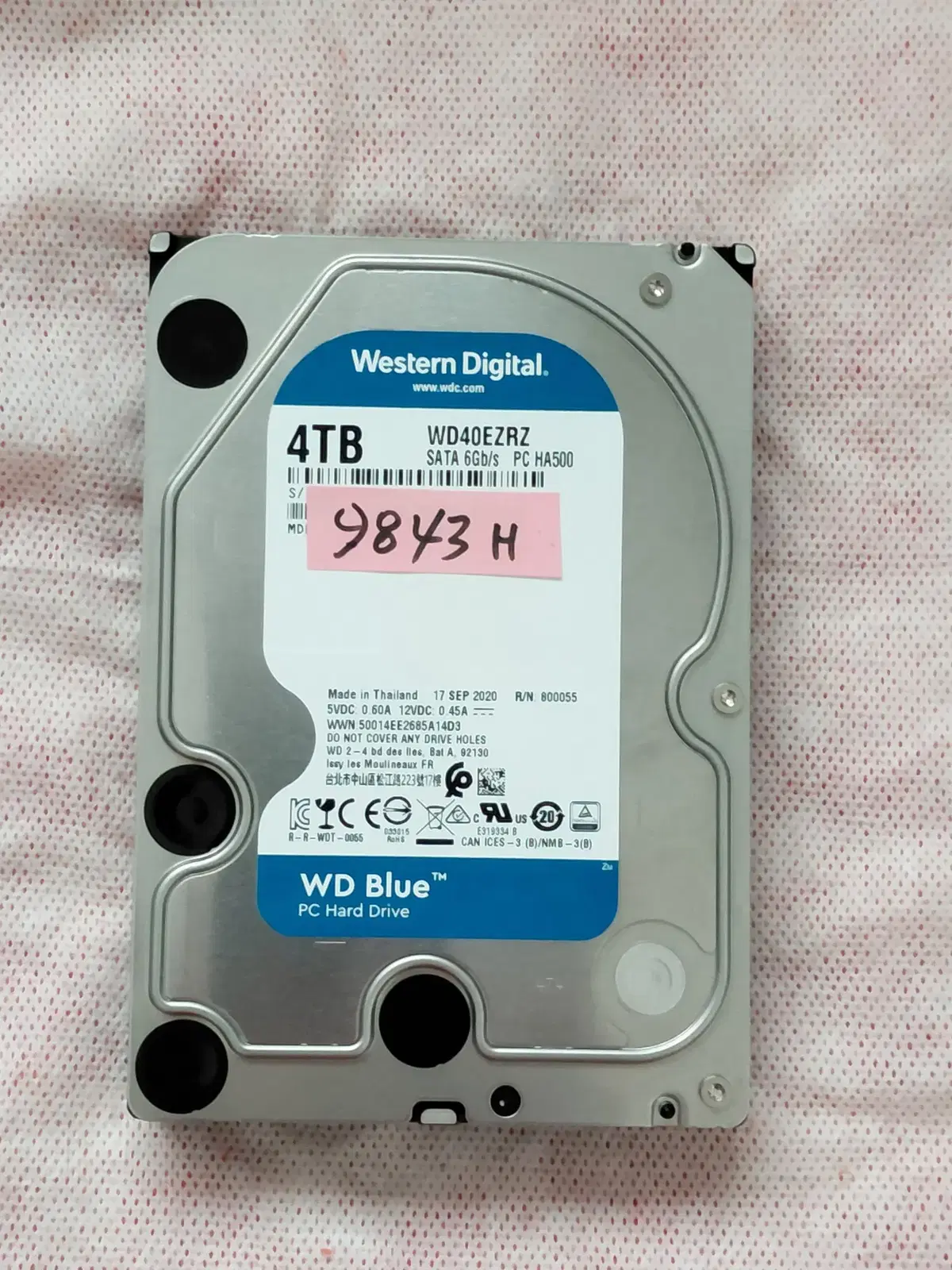 WD Blue HDD 4TB 5400/64M 3.5인치