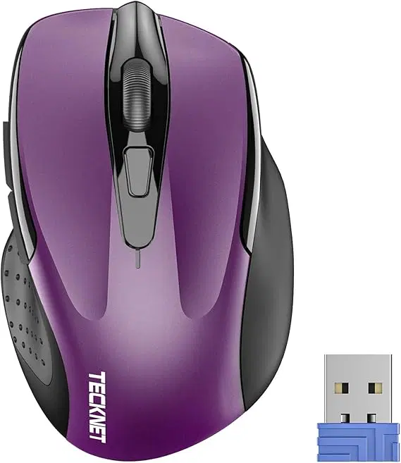TECKNET Pro 2.4G 인체 공학적 무선 광학 마우스