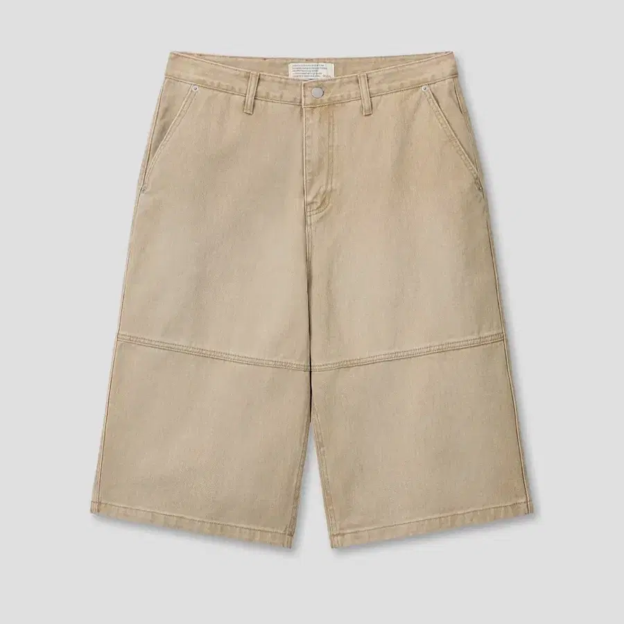 다이브인 데님 버뮤다 워크 팬츠 DENIM BURMUDA WORK PANTS 베이지 [0]