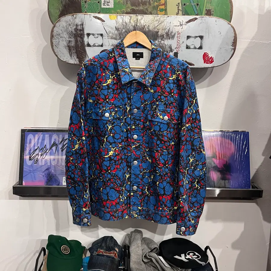 XL 오베이 크러쉬 데님 자켓/W3278