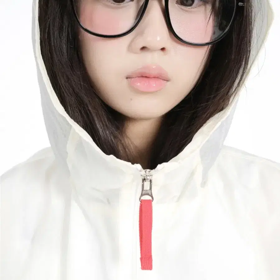 애프터썸머 바람막이 윈드브레이커 hooded mix wind jacket (cream)