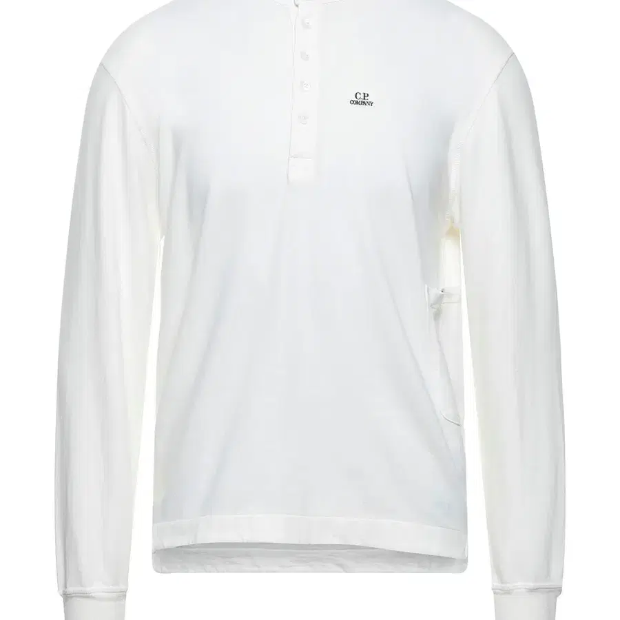 CP Company Henley Neck Light Fleece Sweatshirt