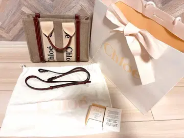 끌로에 우디 스몰 토트백
