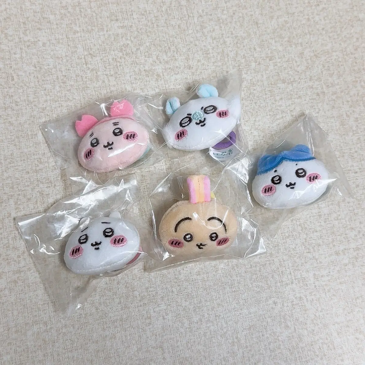 치이카와 먼작귀 오카오 멀티링 풀세트 치이카와 하치와레 우사기 모몽가 카니