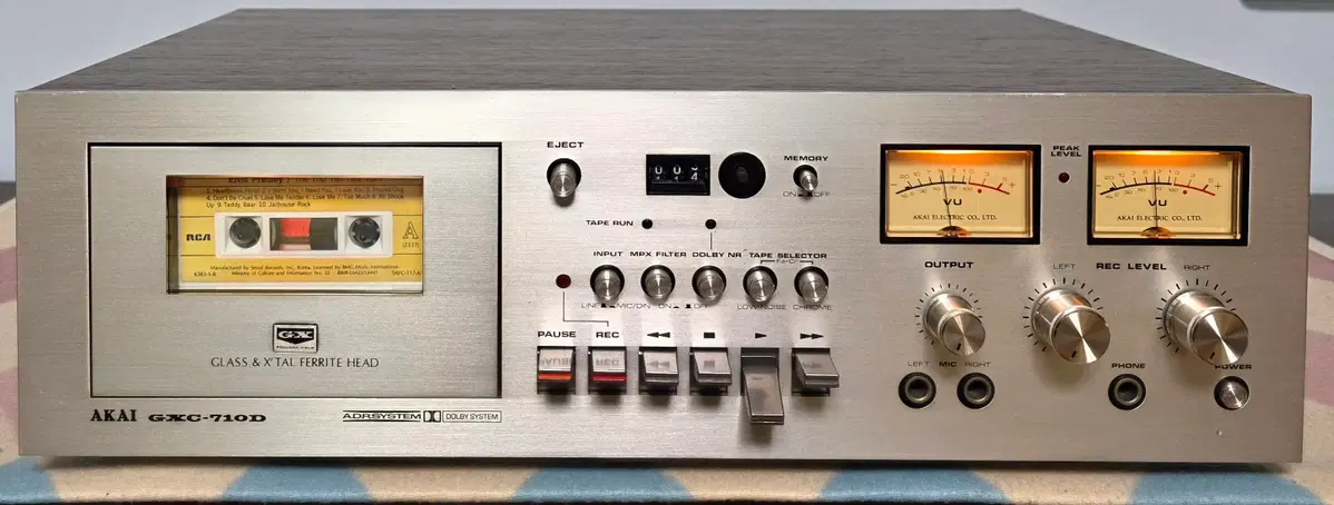 아까이 카세트 데크 GXC-710D