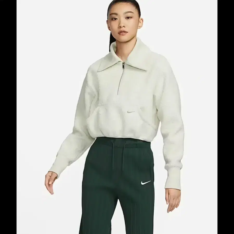 나이키 크롭 플리스