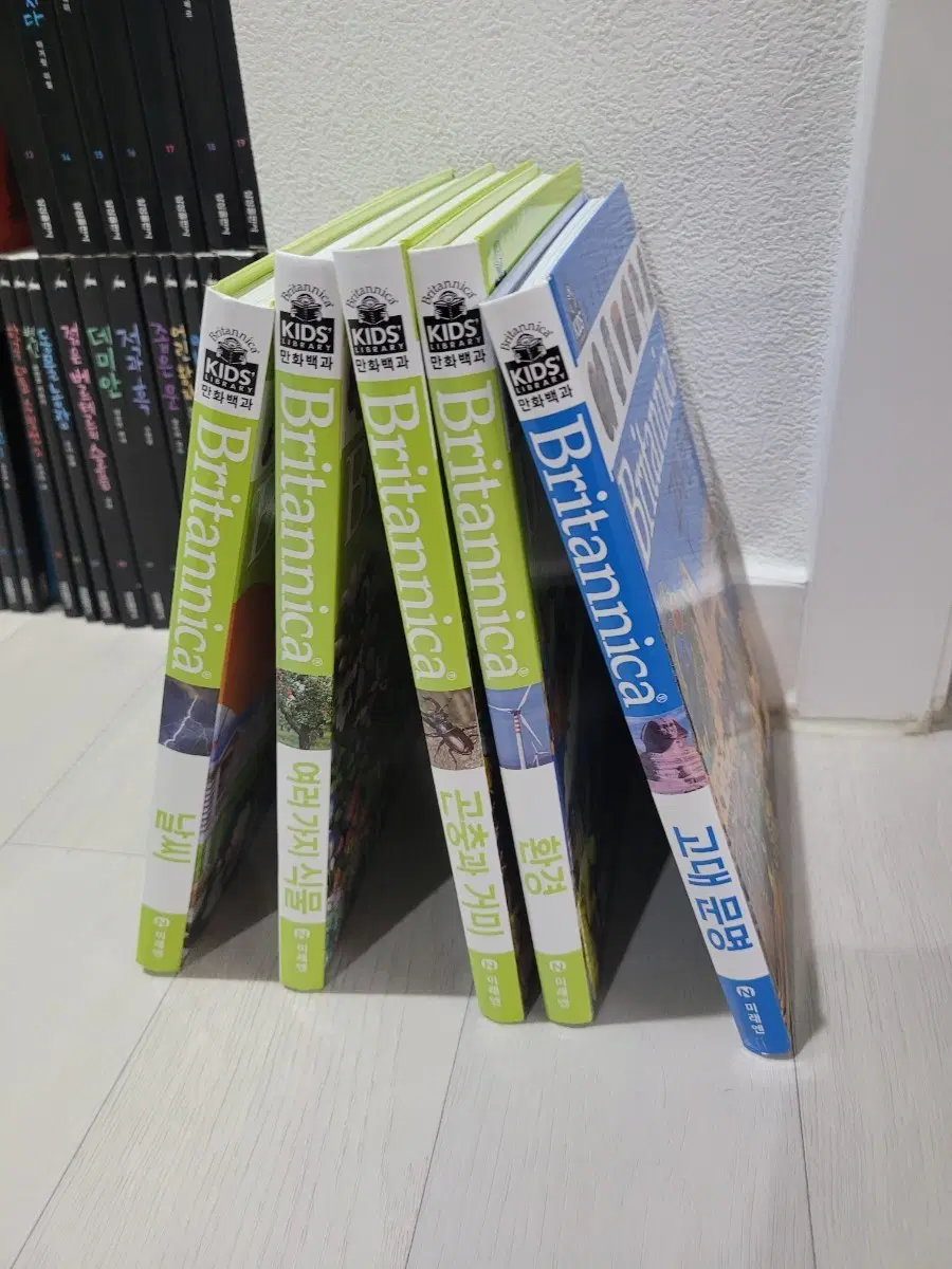 브리태니커 만화백과 5종 세트