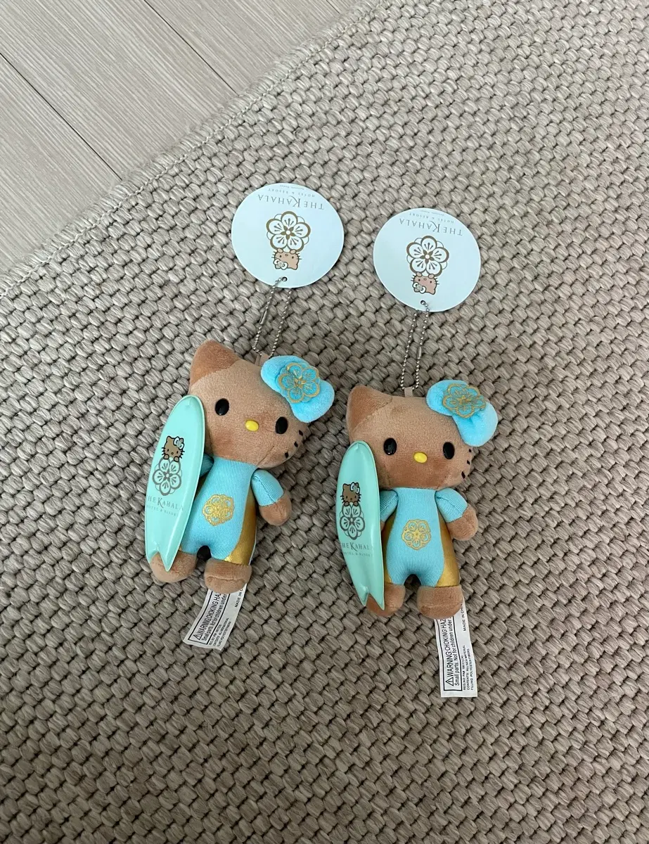 [새상품] 카할라 호텔 서핑 키티 인형 키링